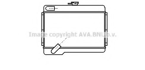 MG ARH265 Radiator, engine cooling